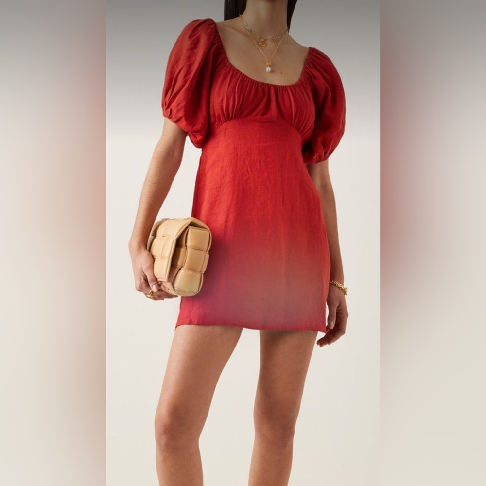 Posse Dove Linen Dress